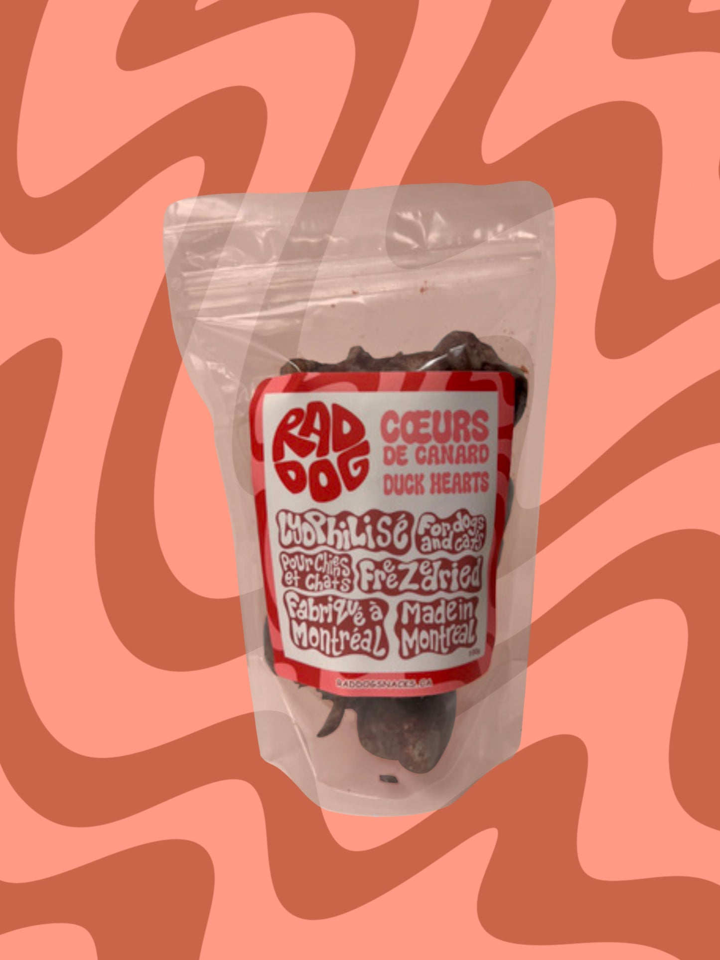Freeze-Dried Duck Hearts