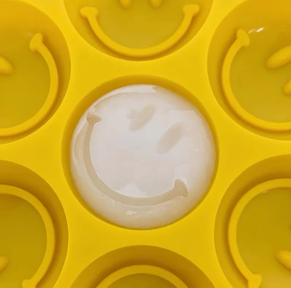 Moule en silicone visage souriant