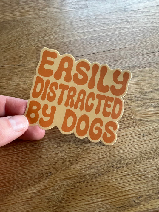 Easily Distracted Sticker