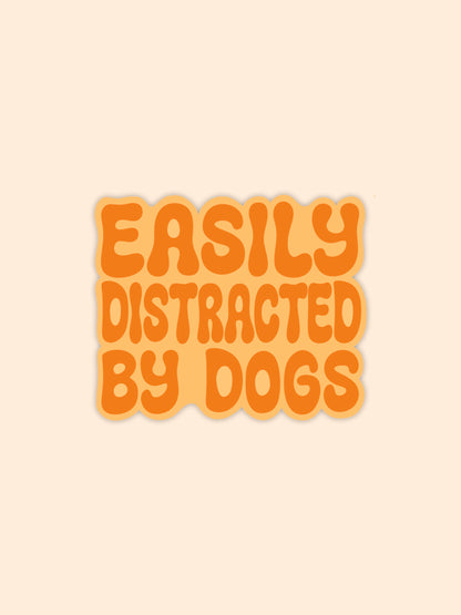 Easily Distracted Sticker